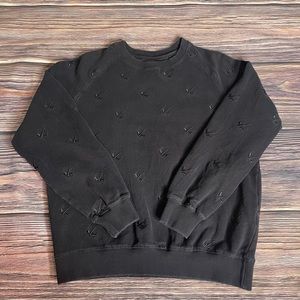 Star Wars x Eleven Paris Sweatshirt Embroidered Starships Unisex Adult Sz Medium